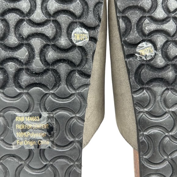 Sole Society Faux Fur Sandals NWT (7 M) - Picture 14 of 16